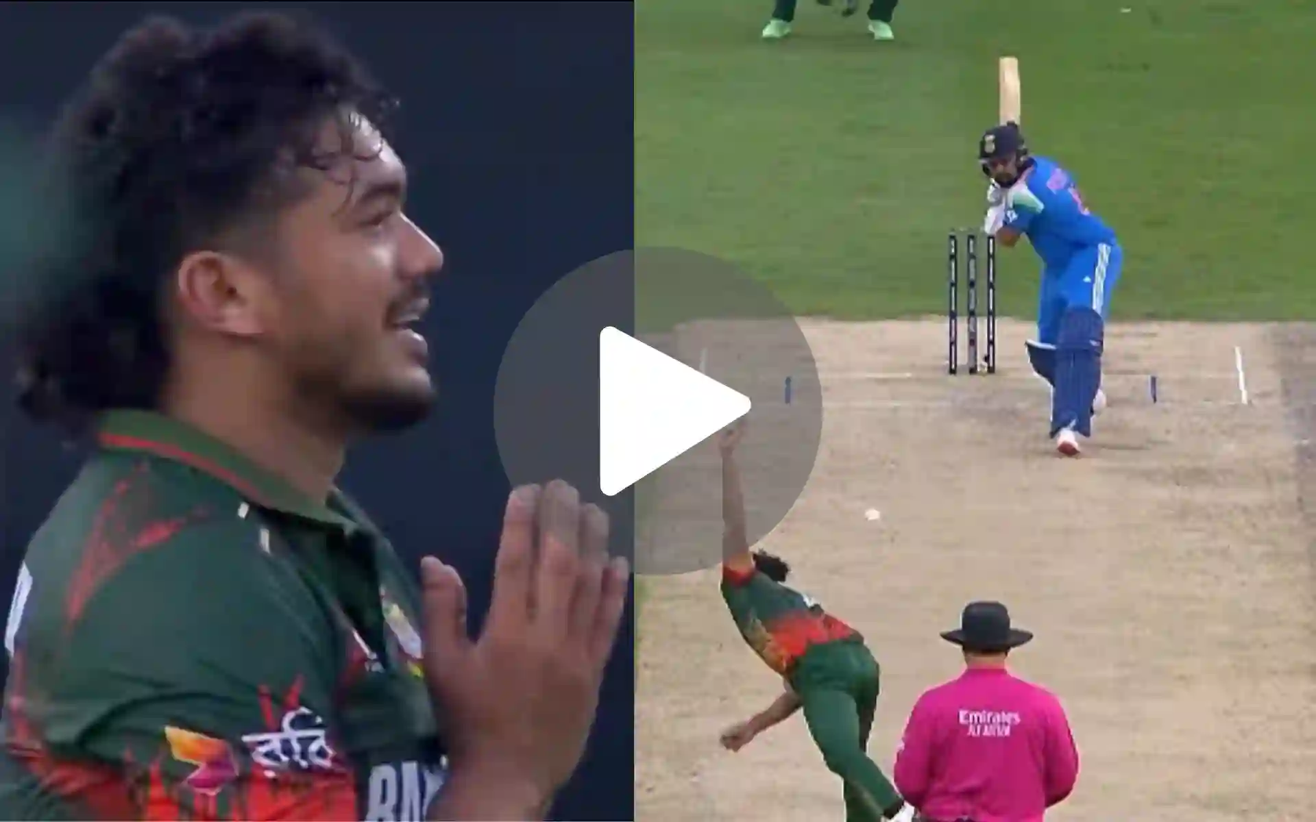 [Watch] Rohit Sharma Makes Taskin Ahmed Beg For A Catch With A Reckless Wild Slog
